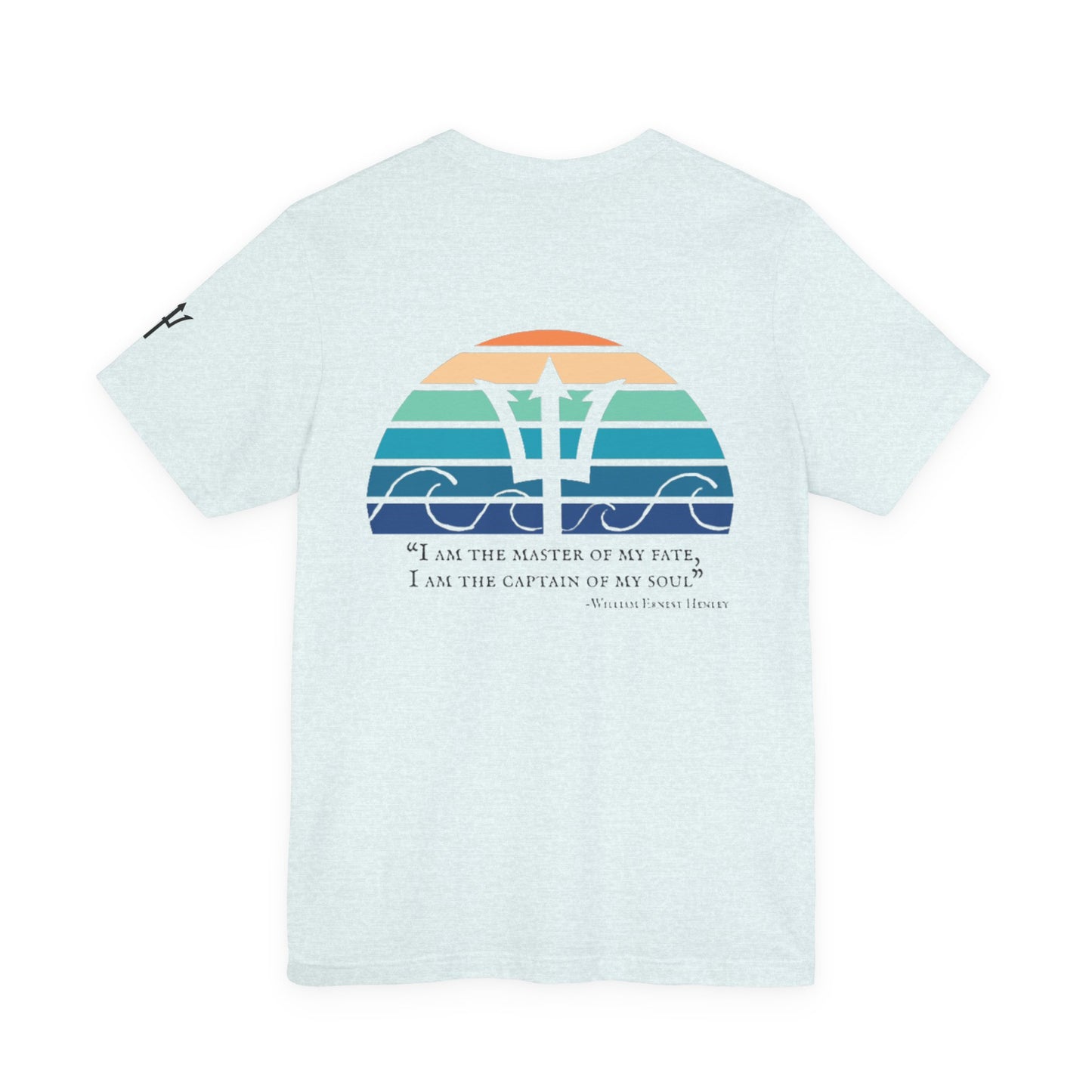 Captain of My Soul Tee — Retro Sunset Trident T-Shirt
