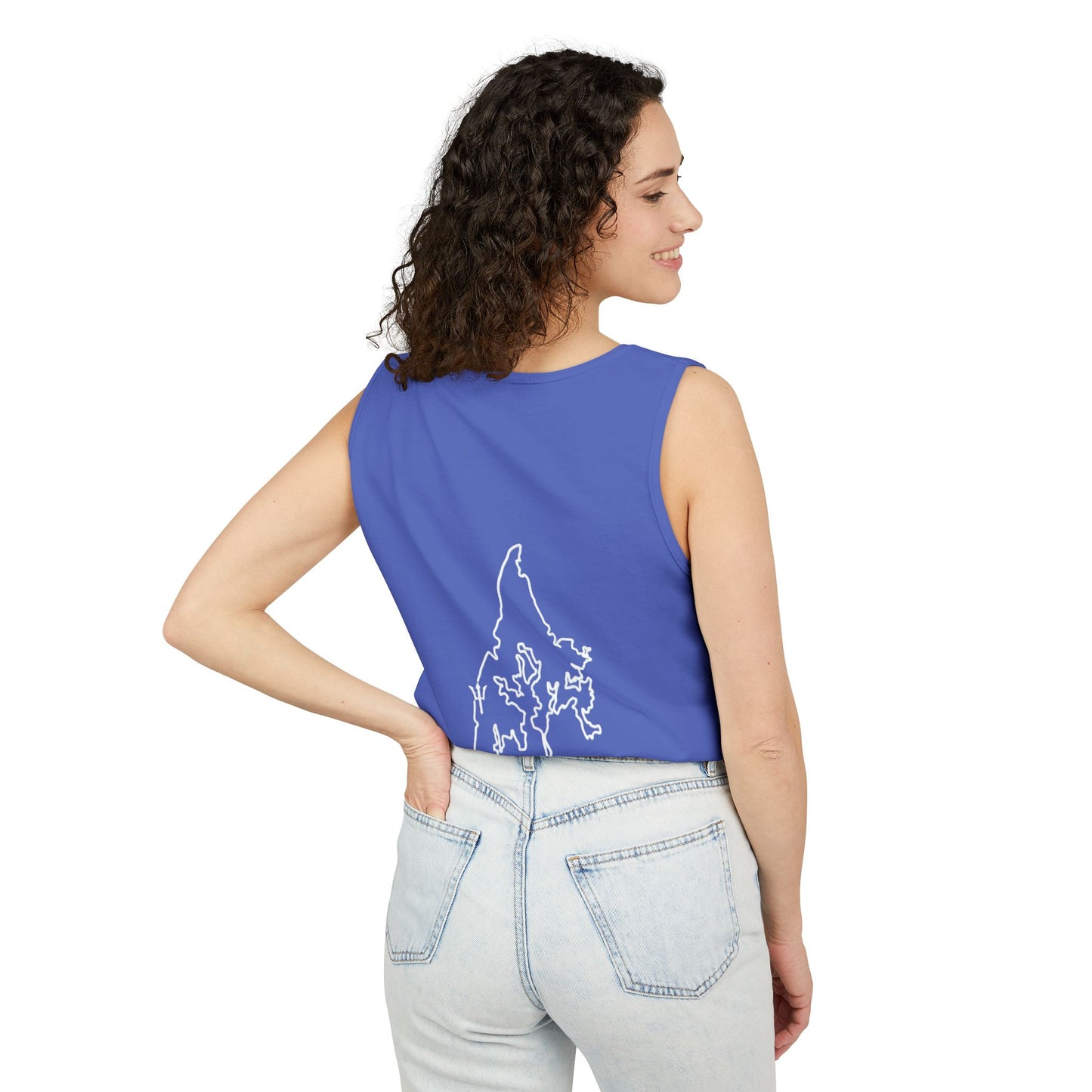 CrossFit Gym Logo Tank Top — Lightweight Garment-Dyed Fitness Tank