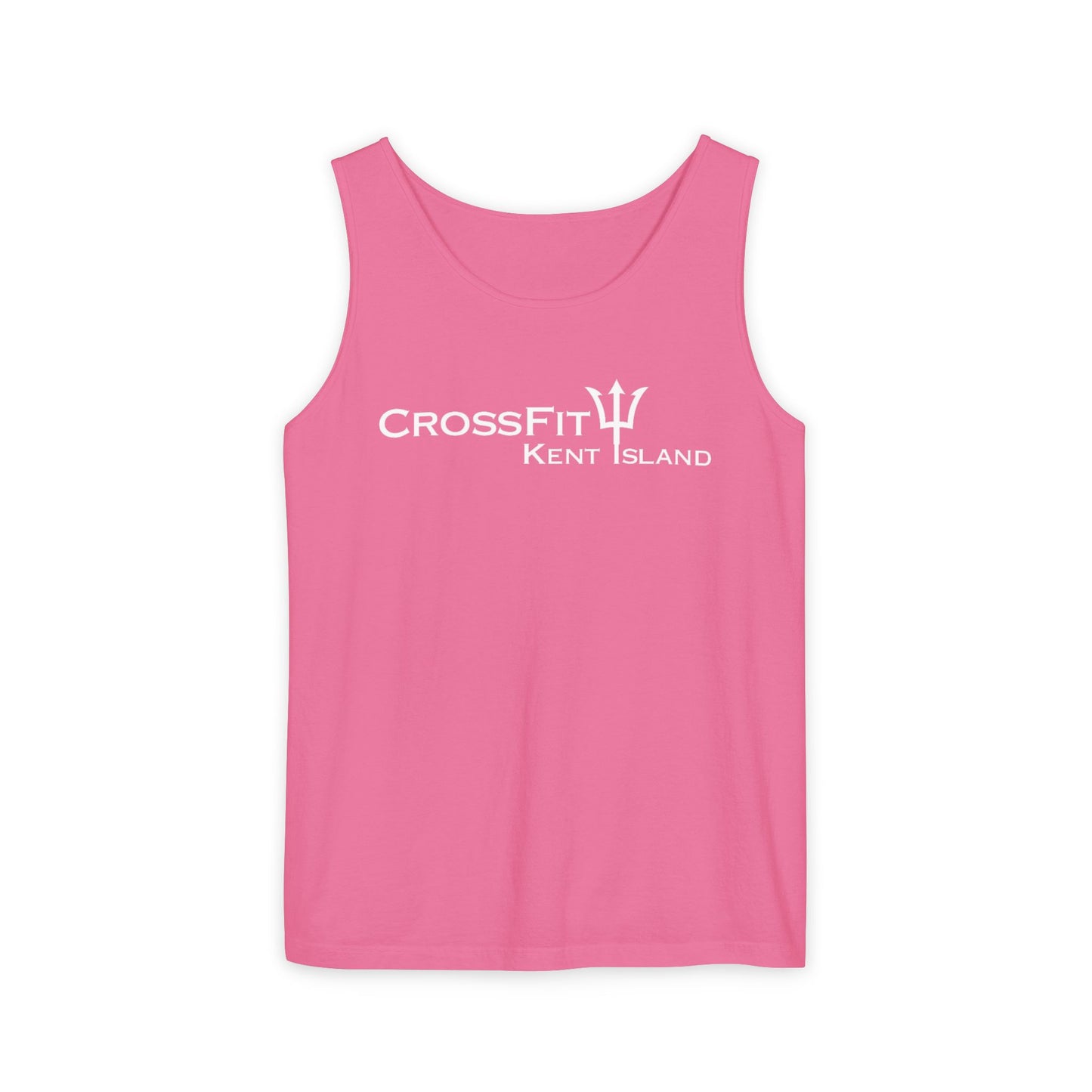 CrossFit Gym Logo Tank Top — Lightweight Garment-Dyed Fitness Tank