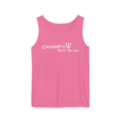 CrossFit Gym Logo Tank Top — Lightweight Garment-Dyed Fitness Tank