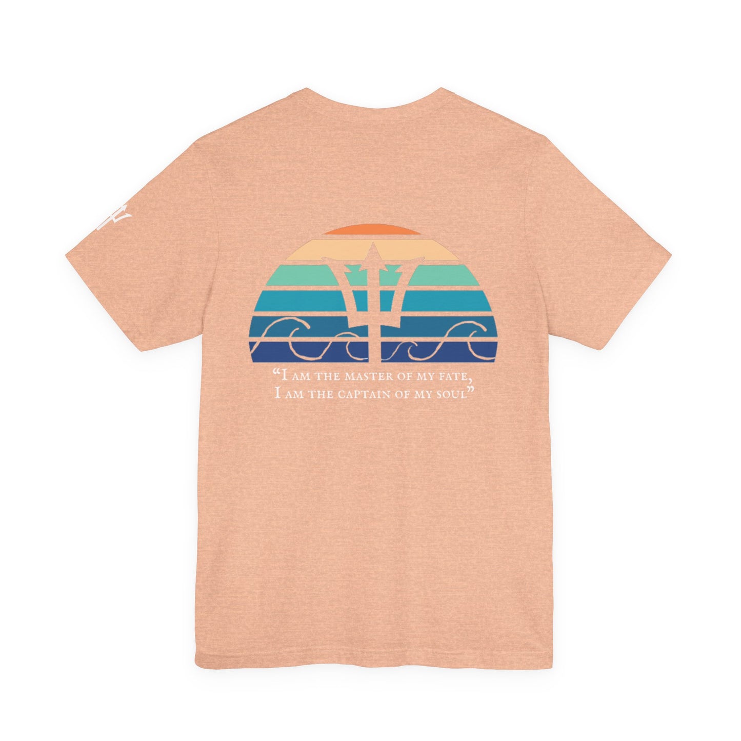Captain of My Soul Tee — Retro Sunset Trident T-Shirt