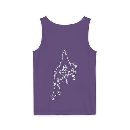 CrossFit Gym Logo Tank Top — Lightweight Garment-Dyed Fitness Tank