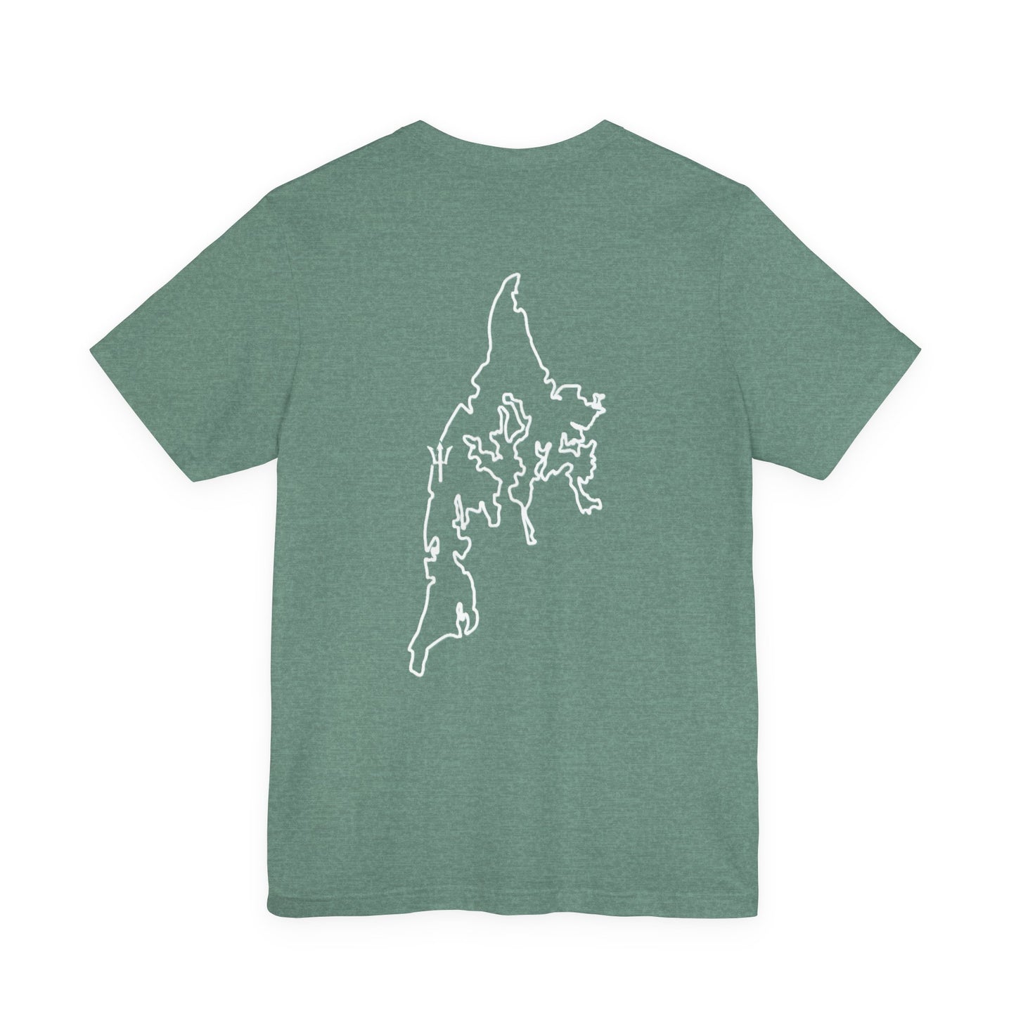 CrossFit Kent Island T‑Shirt — Island Outline Gym Tee