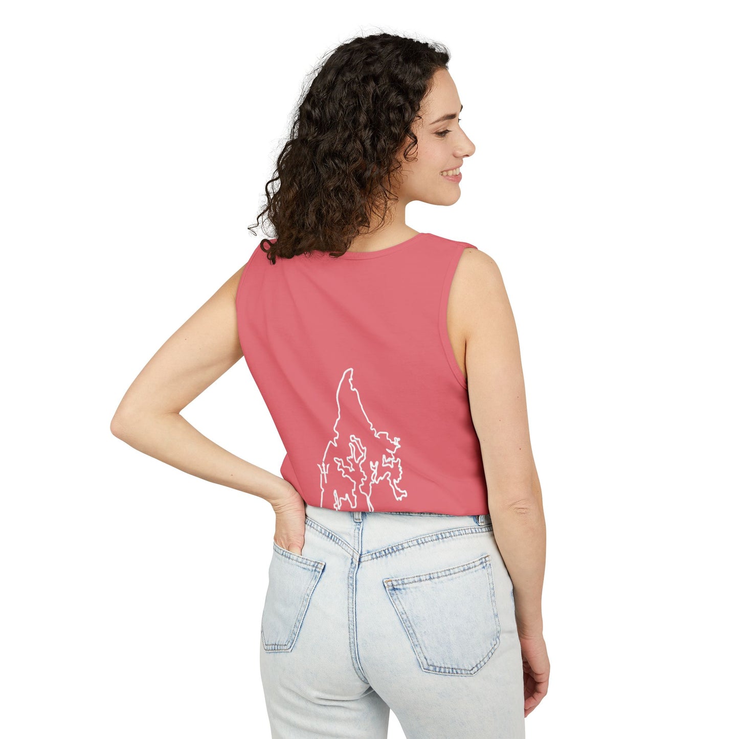 CrossFit Gym Logo Tank Top — Lightweight Garment-Dyed Fitness Tank