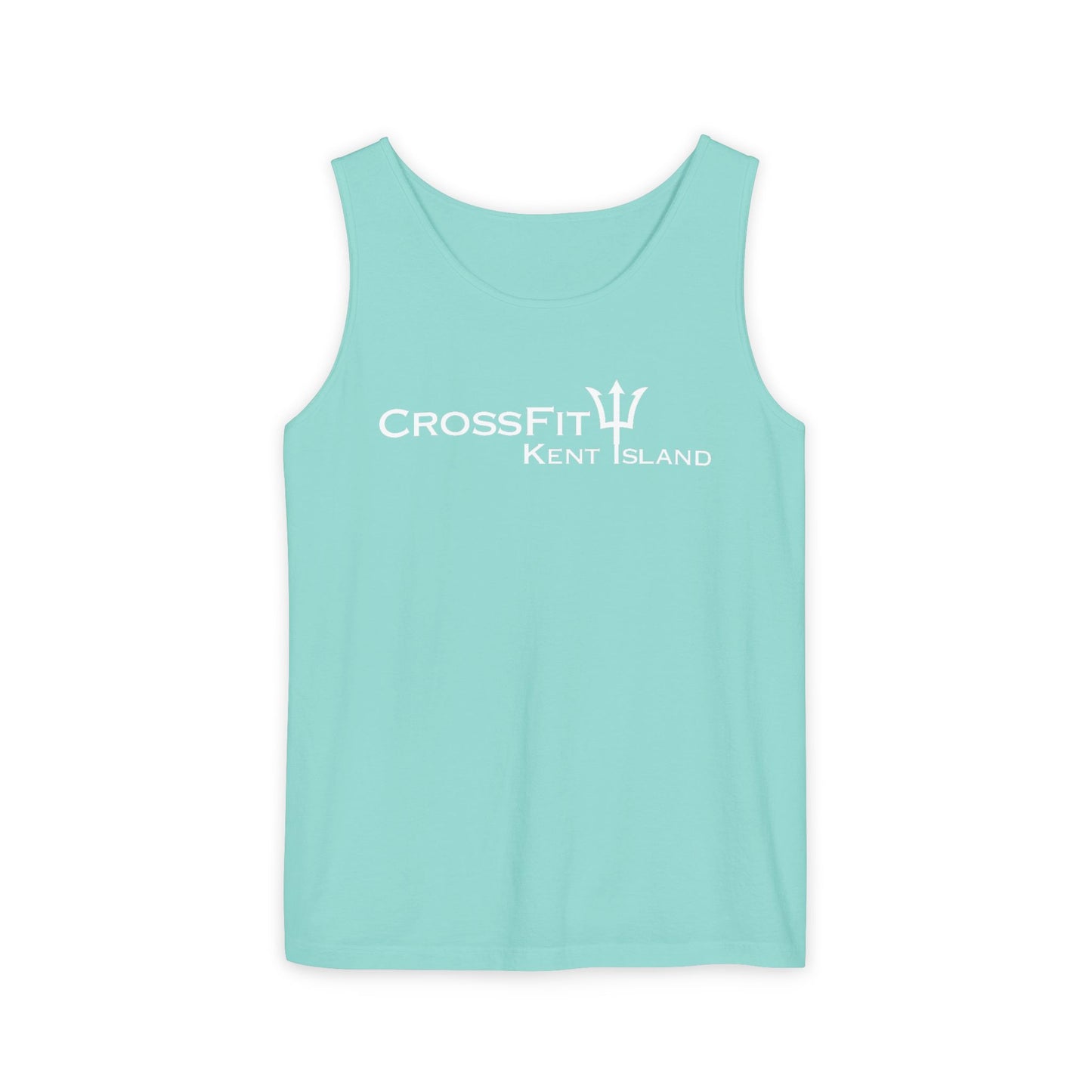 CrossFit Gym Logo Tank Top — Lightweight Garment-Dyed Fitness Tank