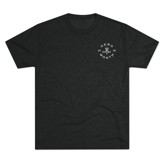 Heroes T‑Shirt — Memorial Tribute Tee with Handwritten Names