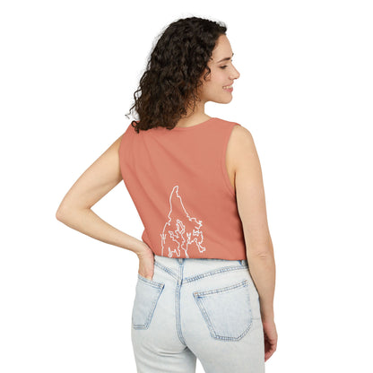 CrossFit Gym Logo Tank Top — Lightweight Garment-Dyed Fitness Tank