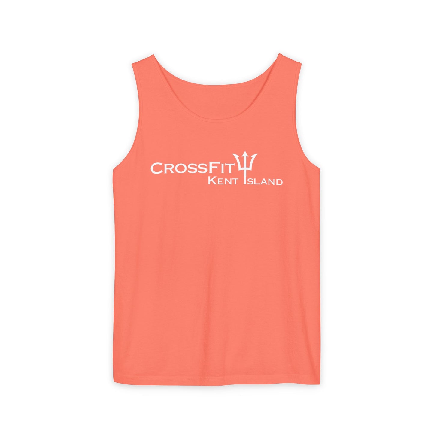 CrossFit Gym Logo Tank Top — Lightweight Garment-Dyed Fitness Tank