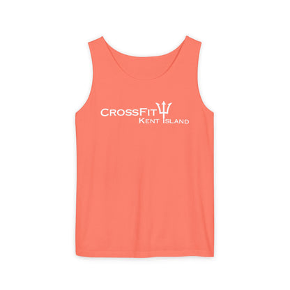 CrossFit Gym Logo Tank Top — Lightweight Garment-Dyed Fitness Tank