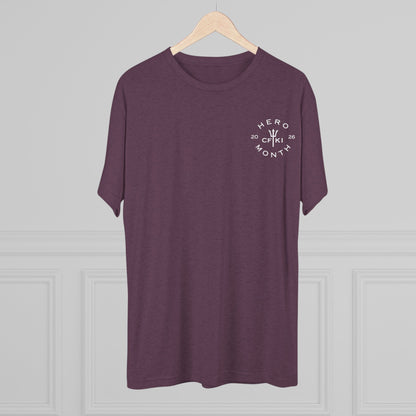 Heroes T‑Shirt — Memorial Tribute Tee with Handwritten Names
