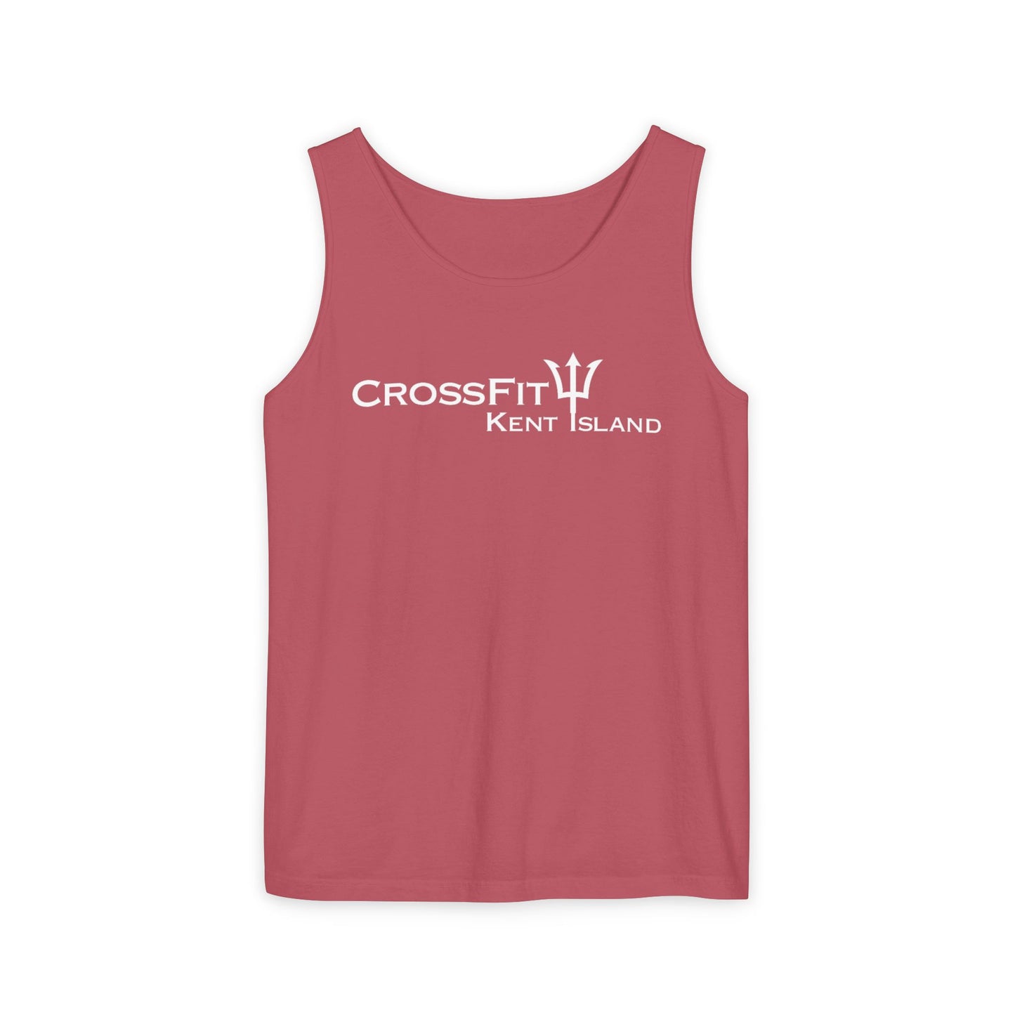 CrossFit Gym Logo Tank Top — Lightweight Garment-Dyed Fitness Tank