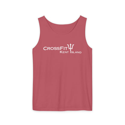 CrossFit Gym Logo Tank Top — Lightweight Garment-Dyed Fitness Tank