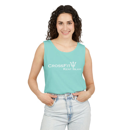 CrossFit Gym Logo Tank Top — Lightweight Garment-Dyed Fitness Tank