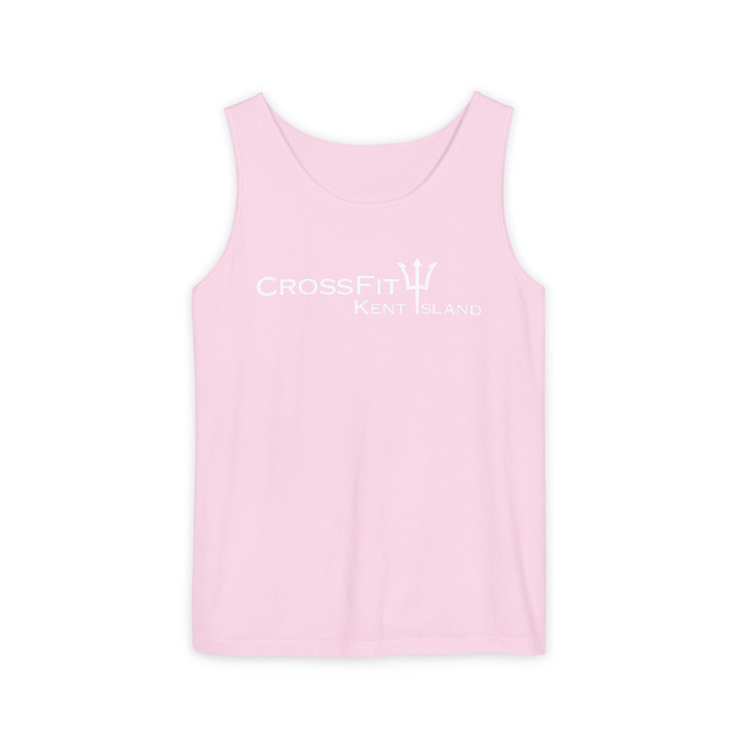 CrossFit Gym Logo Tank Top — Lightweight Garment-Dyed Fitness Tank
