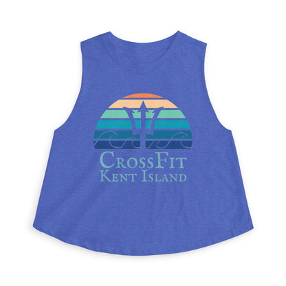 CrossFit Kent Island Women's Crop Top — Nautical Trident Workout Tank