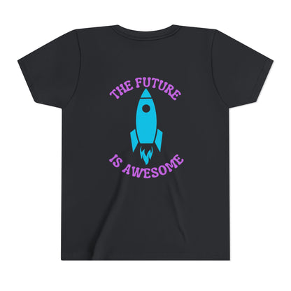Youth Tee - "The Future Is Awesome" Rocket Kids T-Shirt (CrossFit Kent Island)